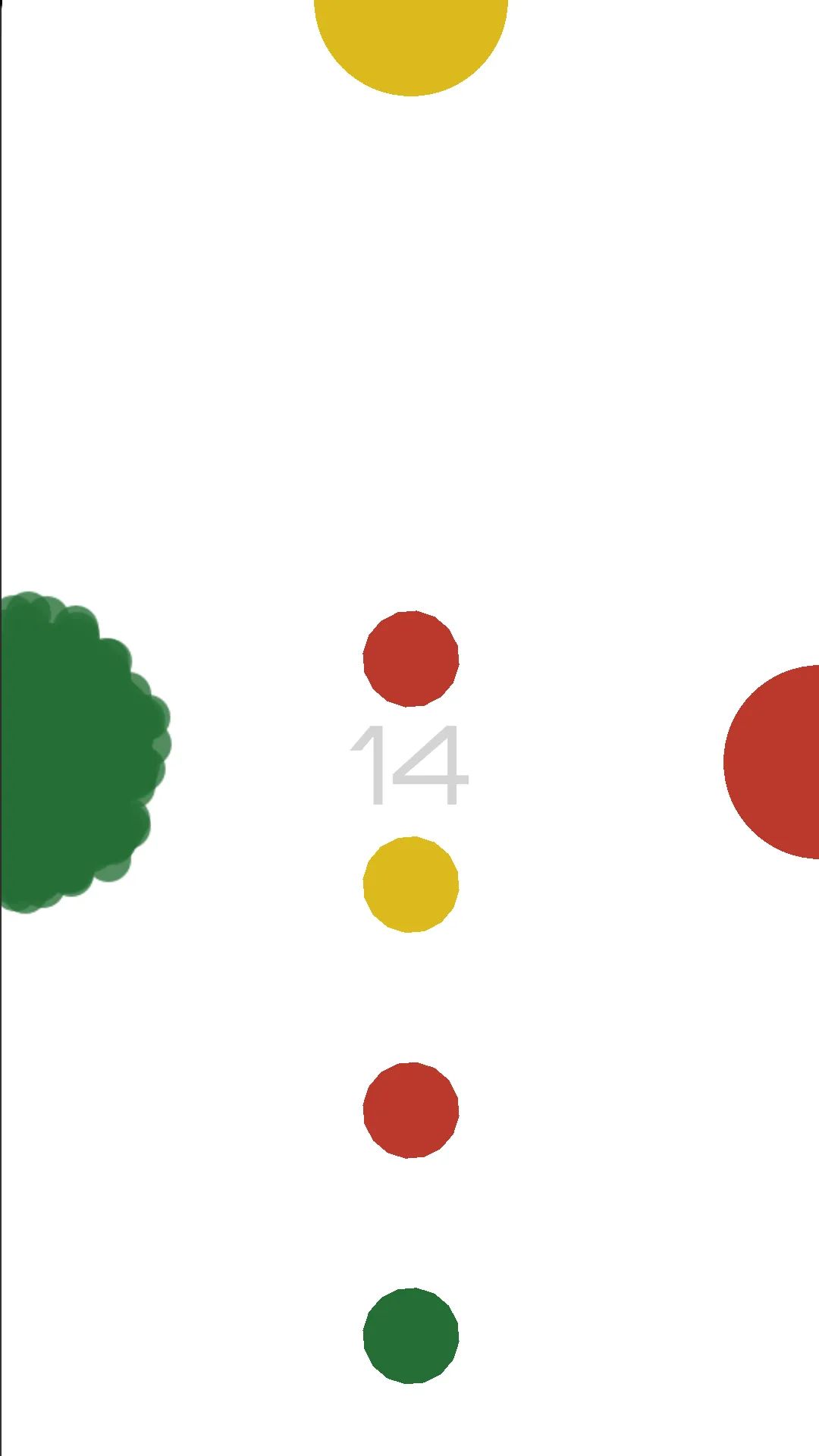 Sweep Circle — light theme three colours
